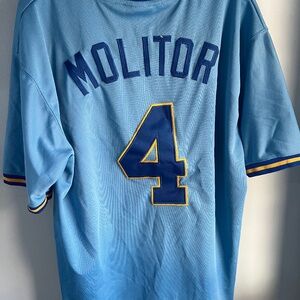 Brewers baseball jersey